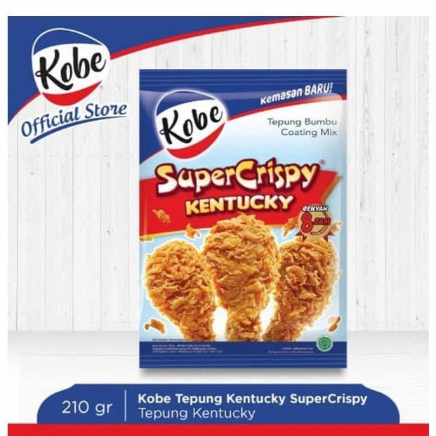 

Kobe super crispy tepung bumbu Kentucky 200 gr