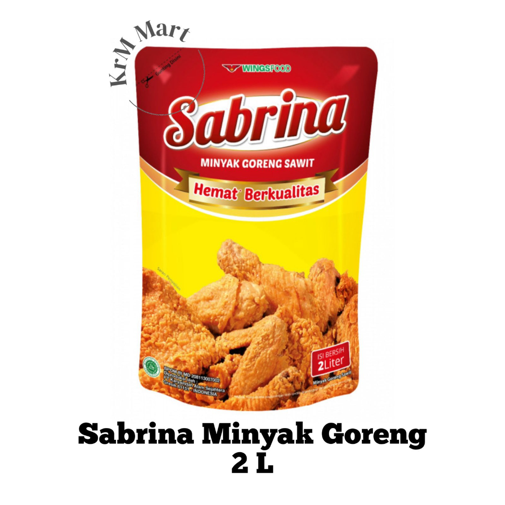 

Minyak Goreng Sabrina 2 L 2 Liter 2L sawit refill pouch refil