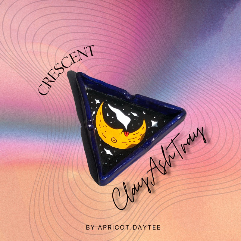 Clay Ashtray / Asbak Clay / Handmade Clay ashtray