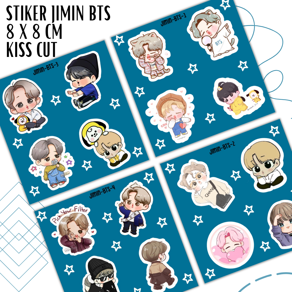 

JIMIN BTS | STIKER KARTUN | CUTE | KPOP | Park Ji-min