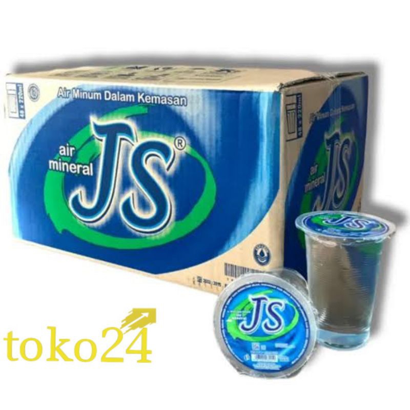 JS Air Mineral 220 ml 1 Dus isi 48 Cup