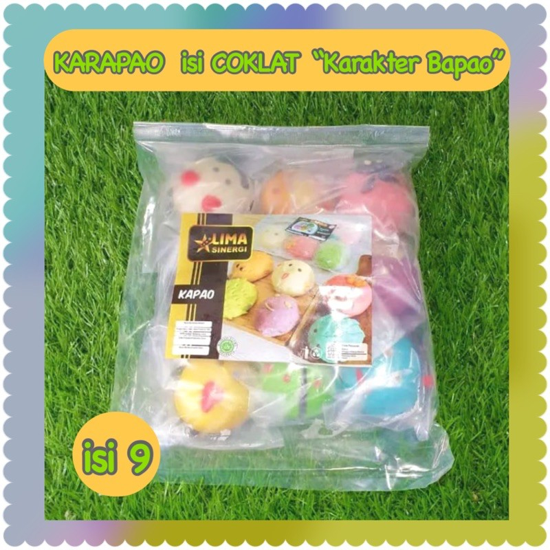 KARAPAO Kapao Bapao Karakter Bakpao isi Coklat