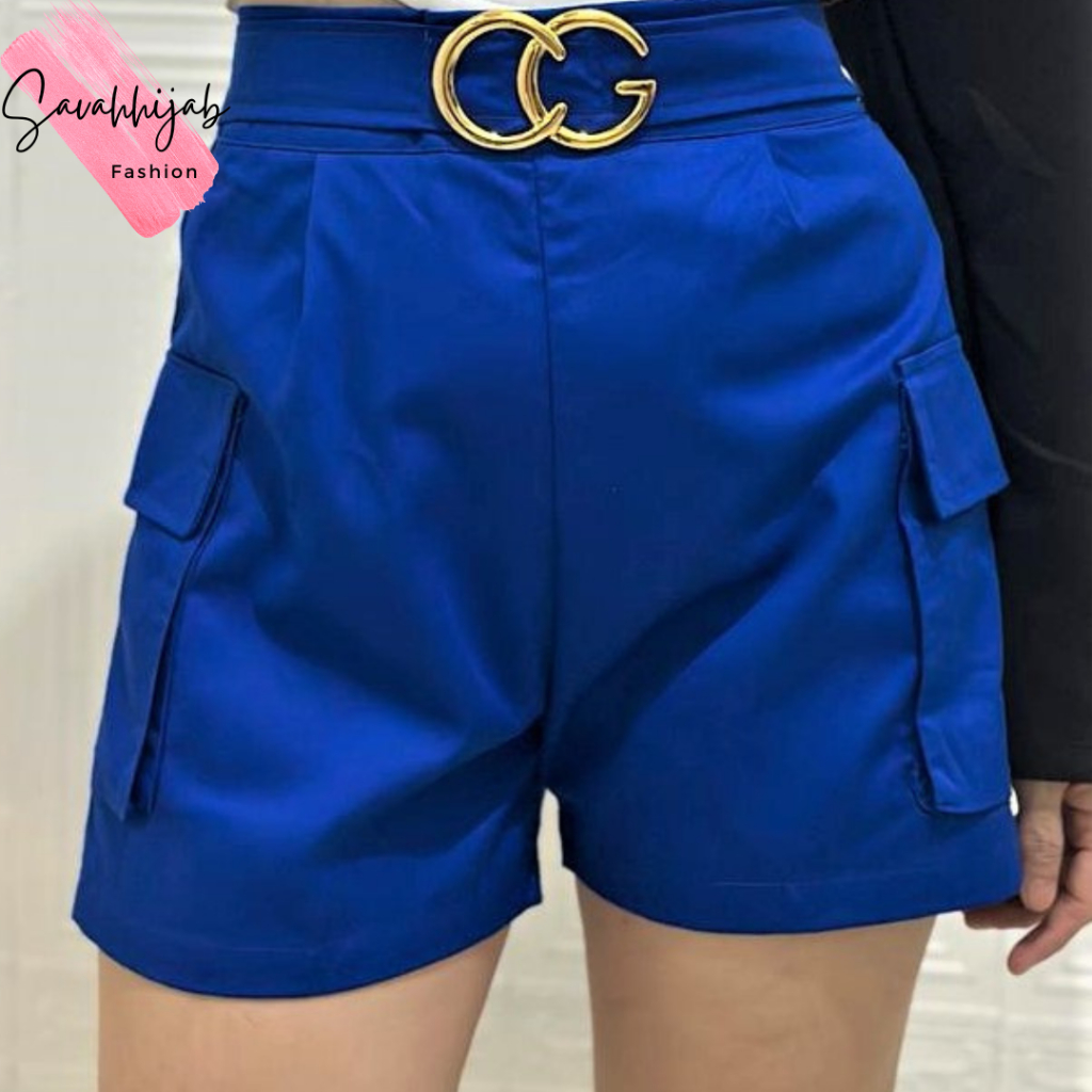 CARGO SHORT PANTS COTTON / SHORT PANTS WANITA 6867