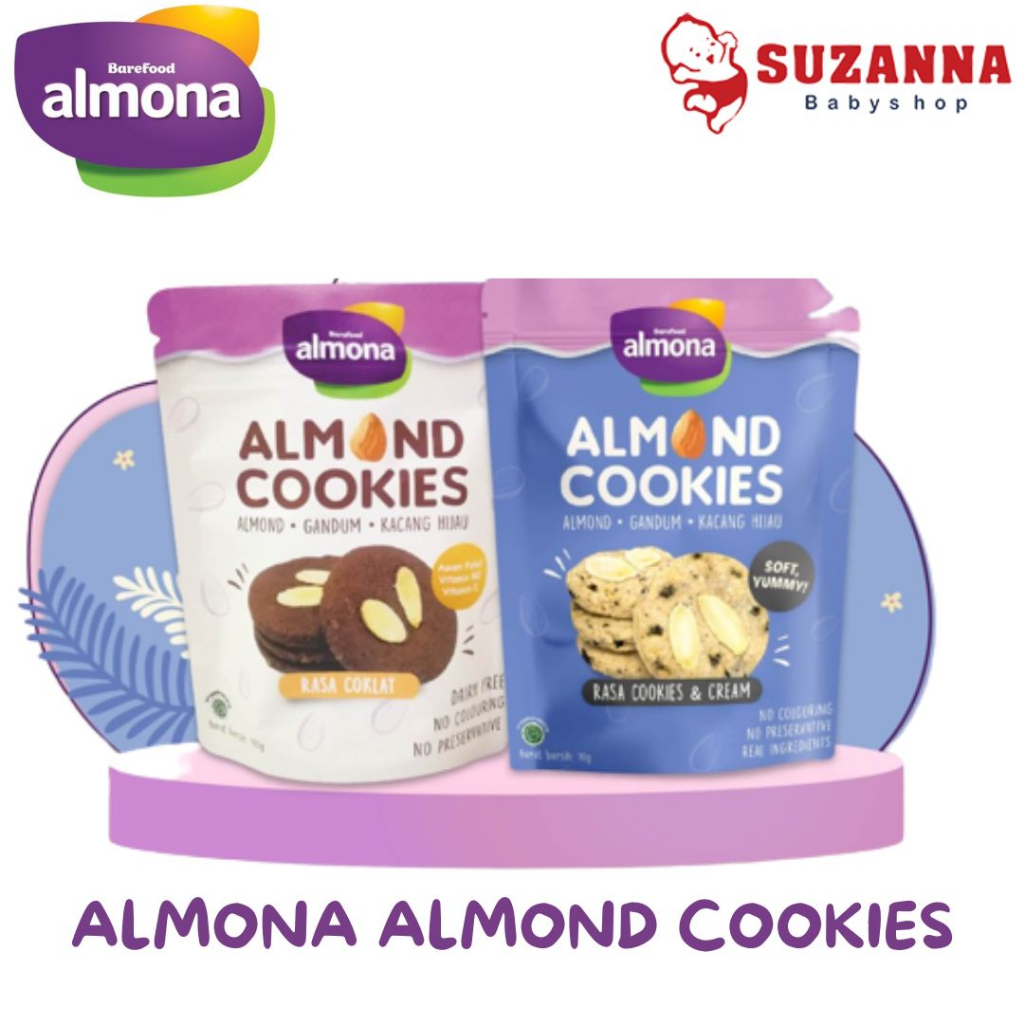 

ALMONA Almond Cookies - Snack Sehat - No Preservative - Vegan Friendly