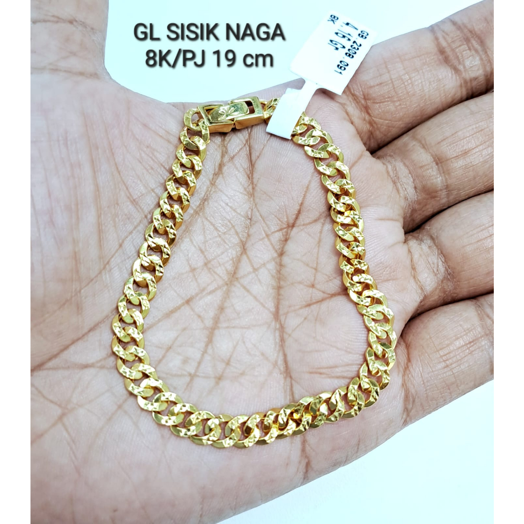 GELANG RANTAI SISIK NAGA UBS KADAR 375