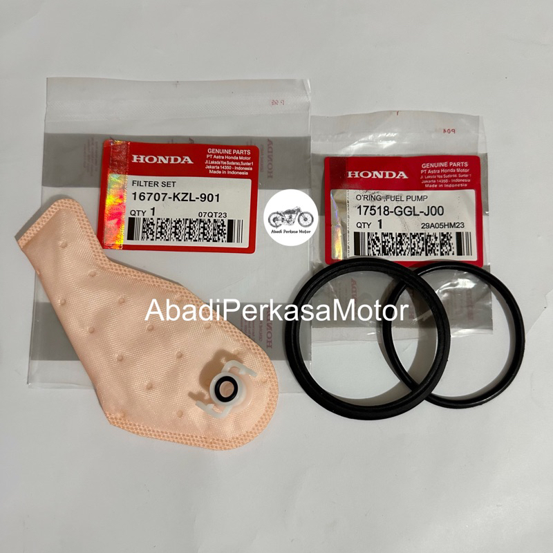Filter Fuel Pump + Oring Fuel Pump Honda Beat Fi Scoopy Fi Vario 110 Fi Starter Kasar (KZL)