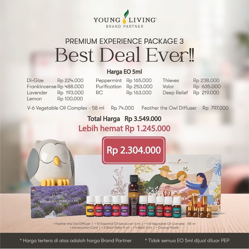 premium experience package yl