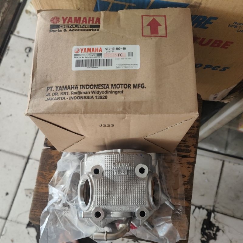 blok cylender head mio karbu, mio soul ori yamaha