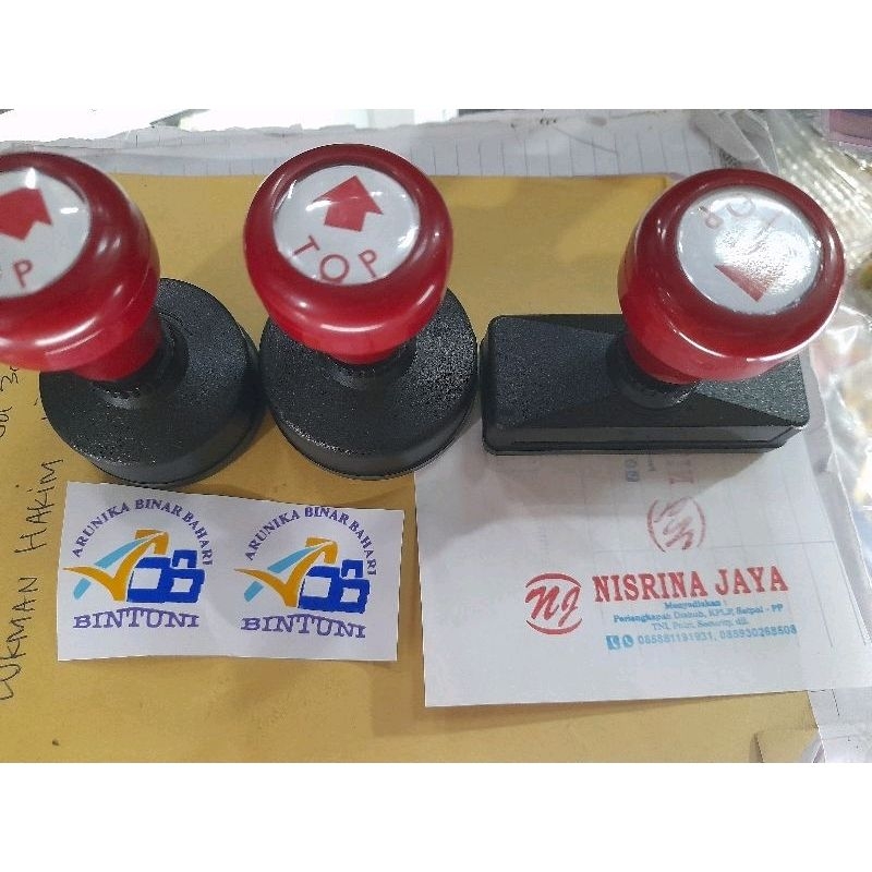 

STEMPEL LOGO DAN NAMA BERWARNA