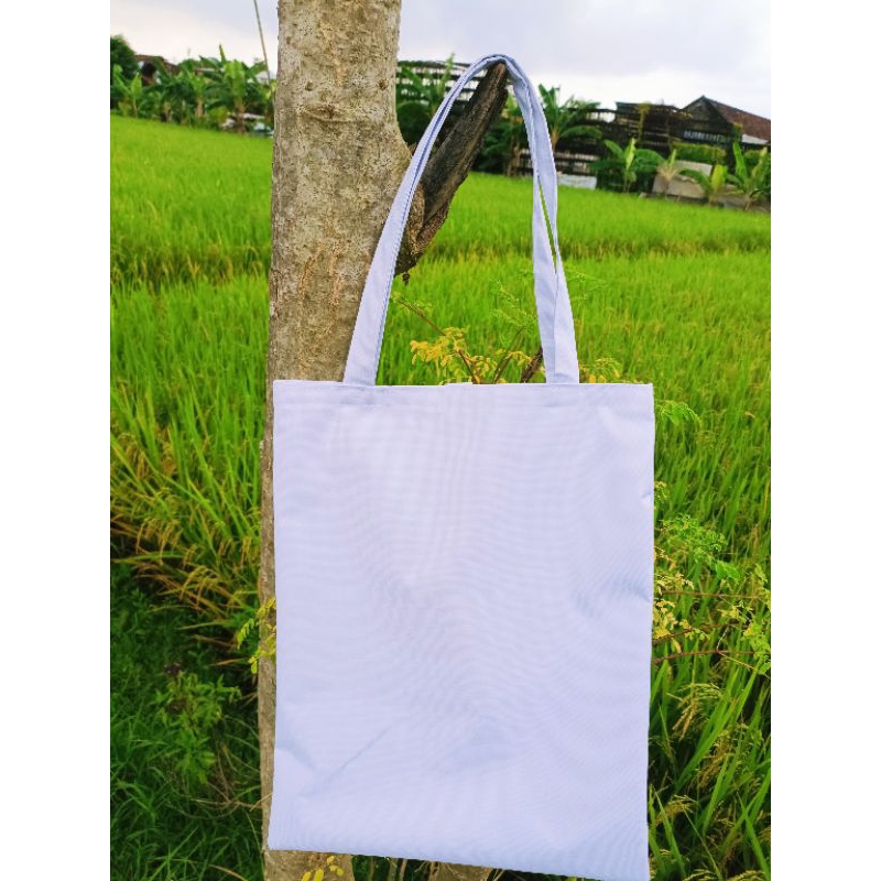

Tas jinjing BB Canvas P.32 T.40 Putih (READY STOK)