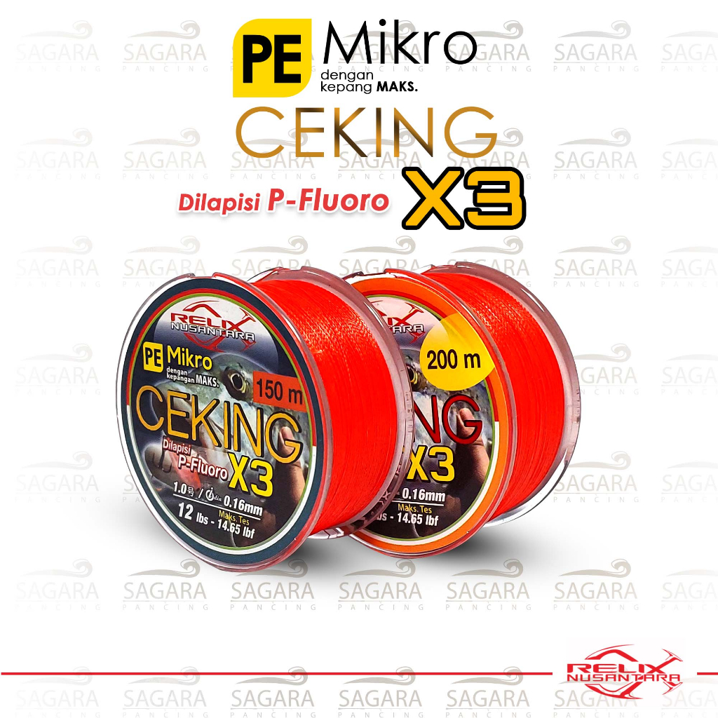 Senar PE Ceking 150 Meter 200 Meter PE Relix Nusantara PE Ultra Lht