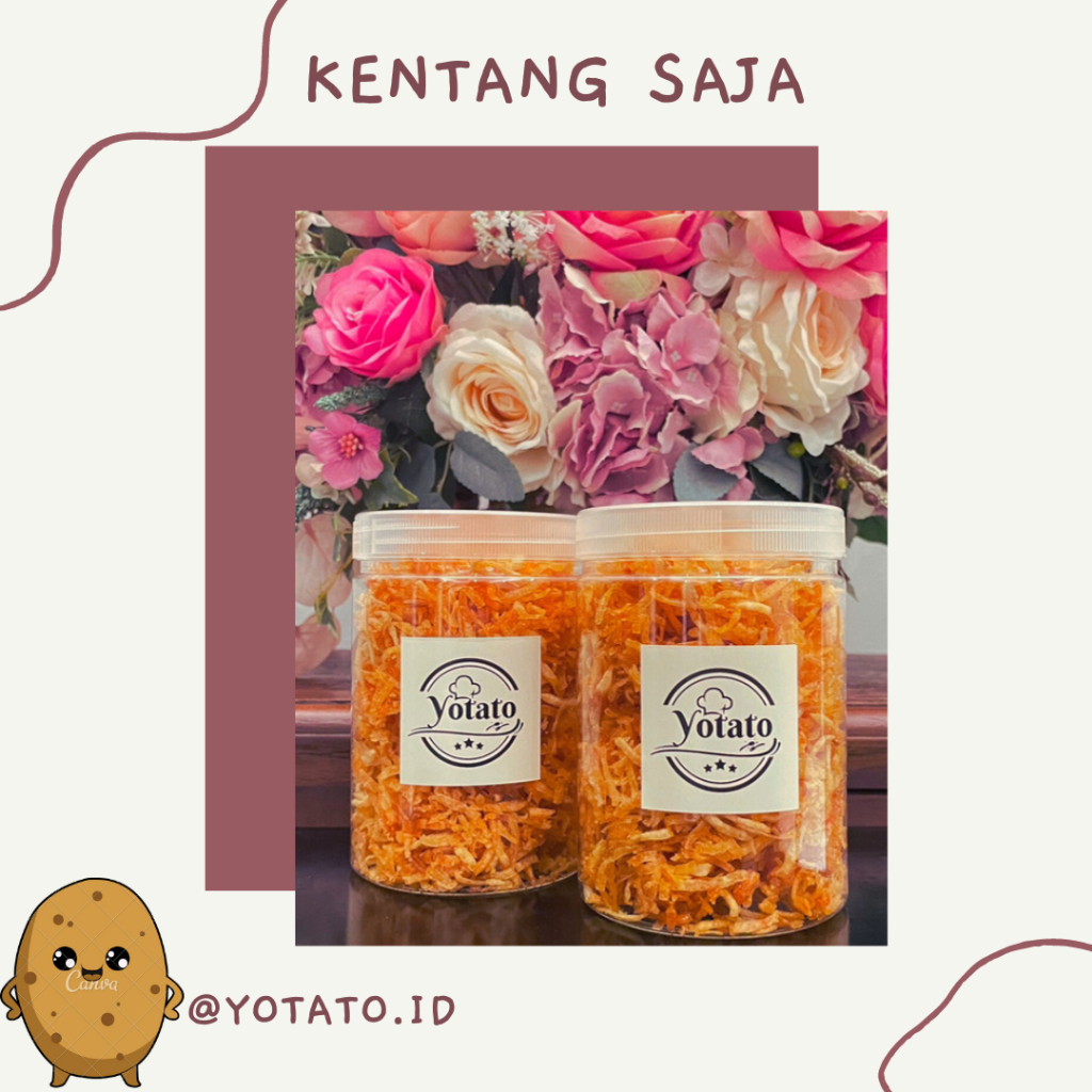 

KENTANG MUSTOFA YOTATO 250gr / KENTANG MUSTOFA / CEMILAN KENTANG / KENTANG KERING / KENTANG TIPIS.