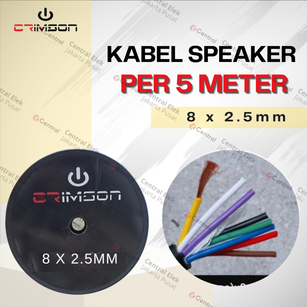 kabel speaker crimson 8x2.5 5 meter