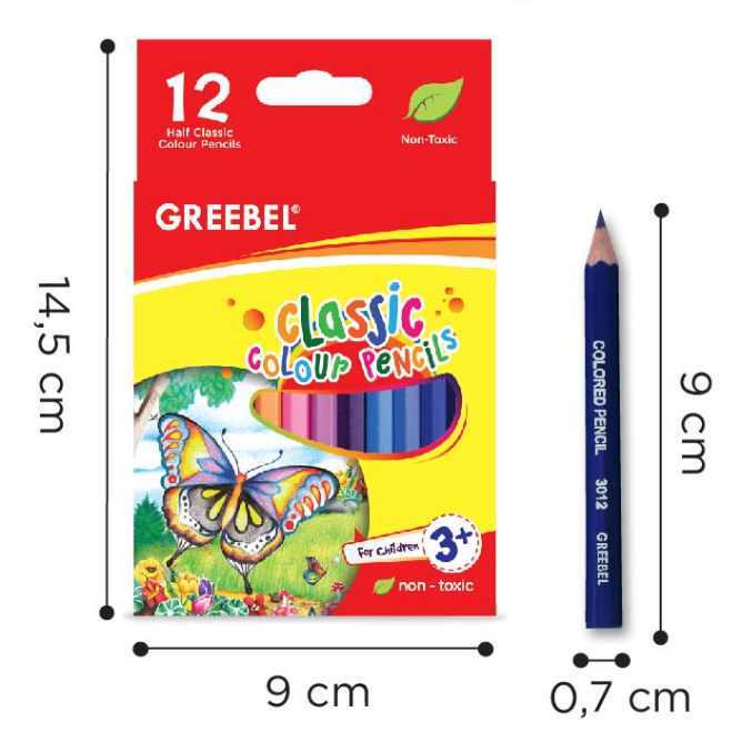 

PENSIL GAMBAR / PENSIL WARNA GREEBEL CLASSIC 12S