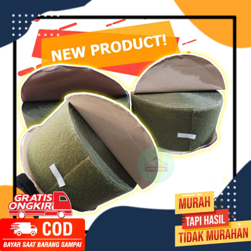 Jual Velcro Army Lebar 10cm Meteran