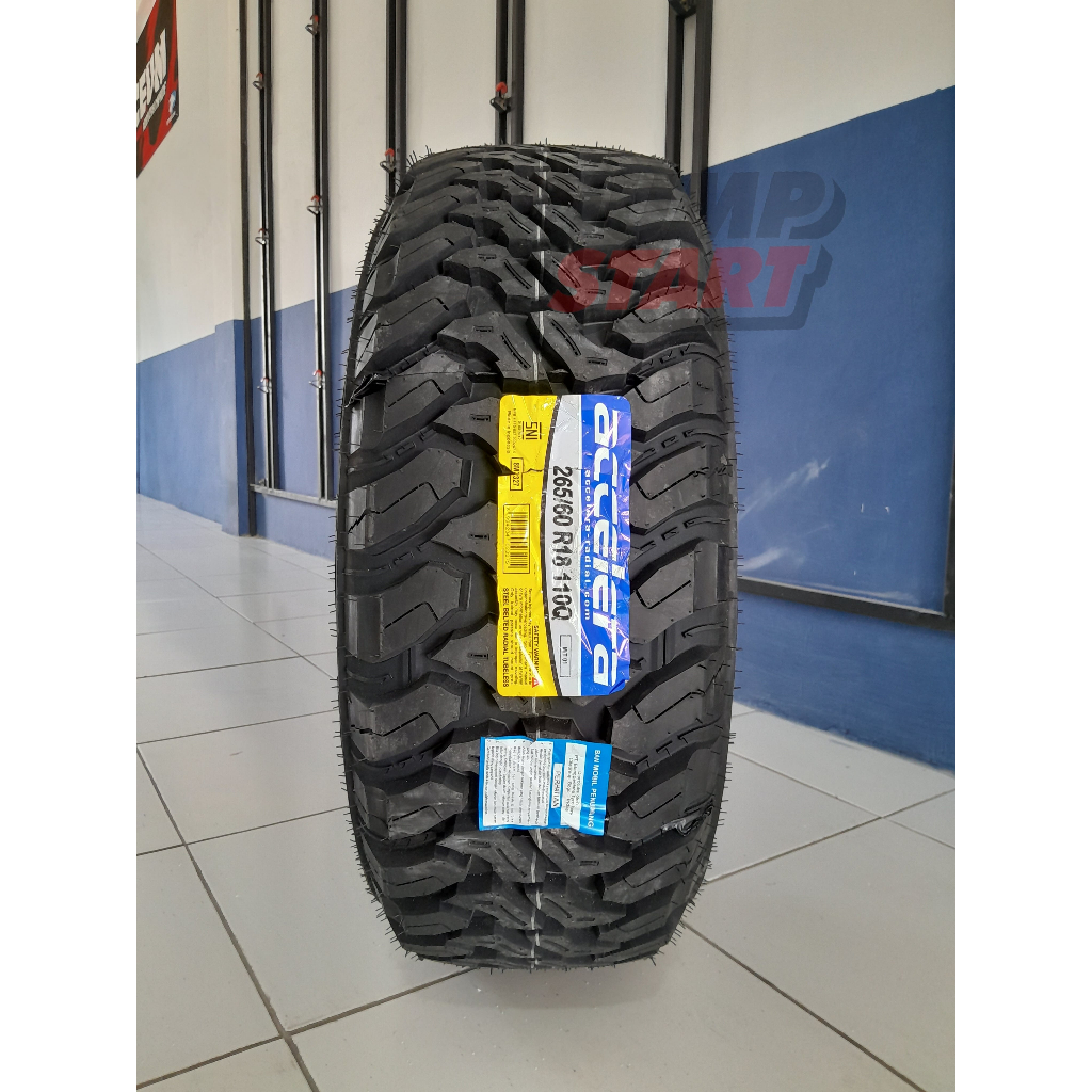 Ban mobil offroad ring18 ukuran 265/60 R18 Accelera type M/T01 ban mobil ring18 Fortuner Pajero tubl