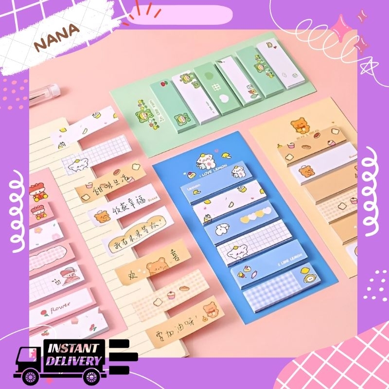 

PEMBATAS BUKU STICKY NOTES ANIMAL UNYU KAWAII MEMO MINI RT66