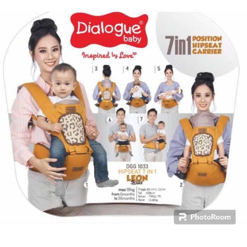 Hipseat Dialogue /Gendongan Ransel Duduk Bayi