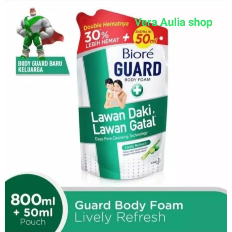 Sabun cair biore guard lawan daki  800 ml