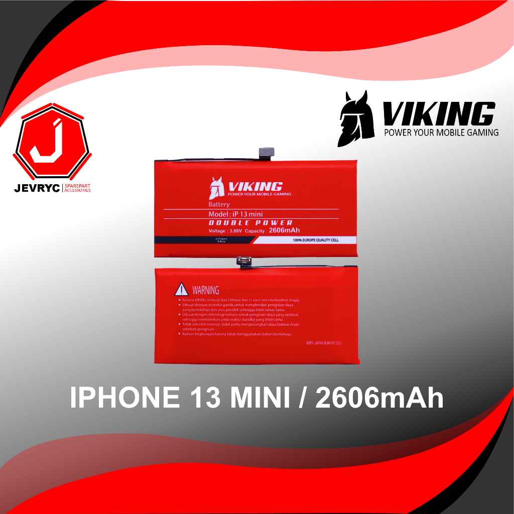 VIKING Baterai Iphone 13 Mini