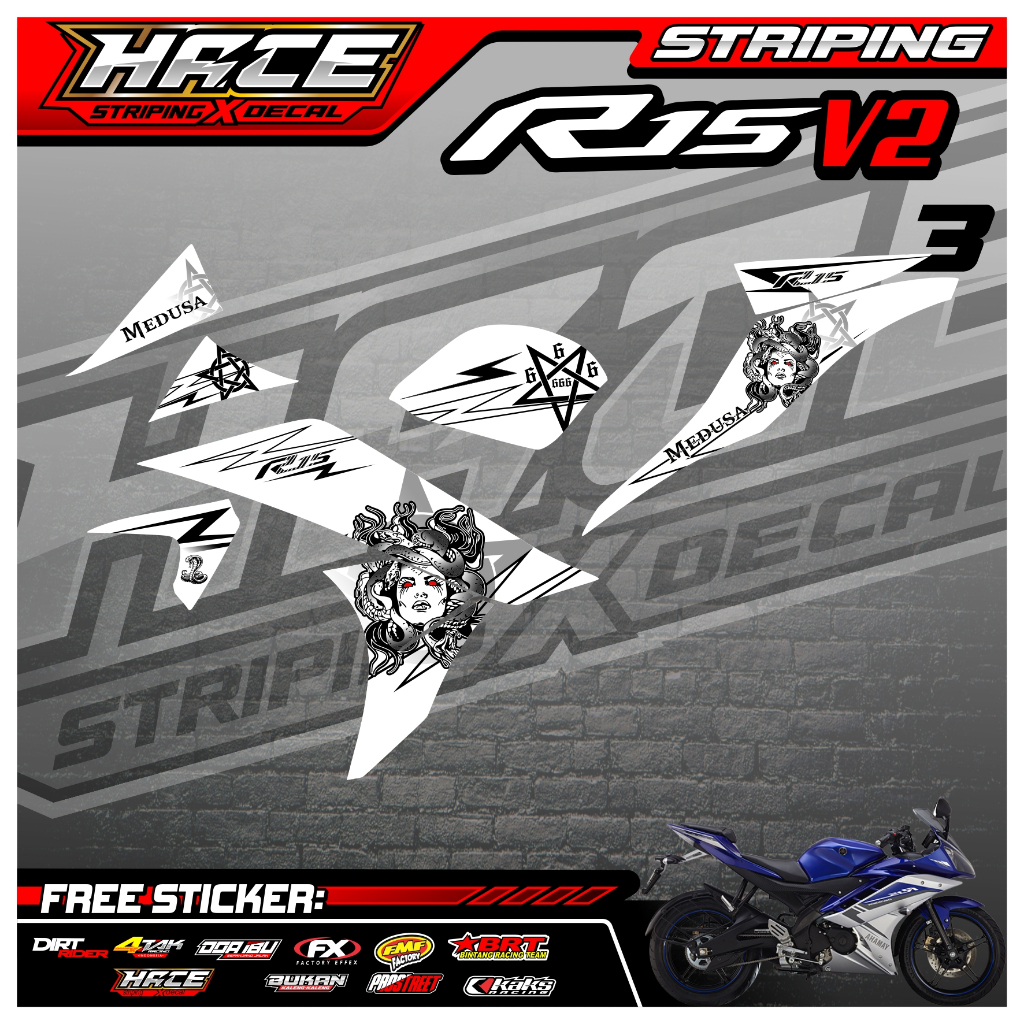 198 STRIPING R15 V2 - STRIPING R15 V2 PREMIUM MEDUSA