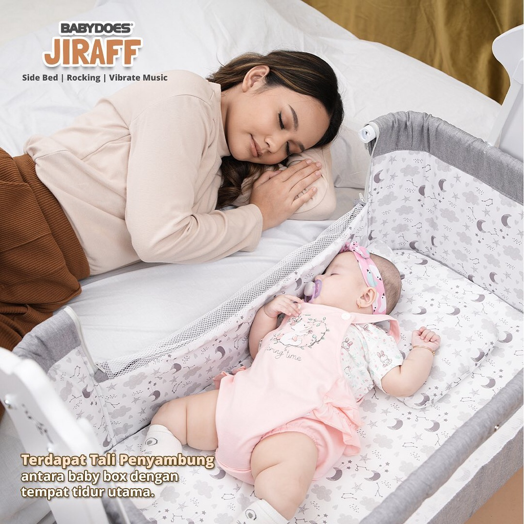 Box BabyDoes Side Bed Jiraff / Box Babydoes Jiraff / Tempat Tidur Bayi 16461