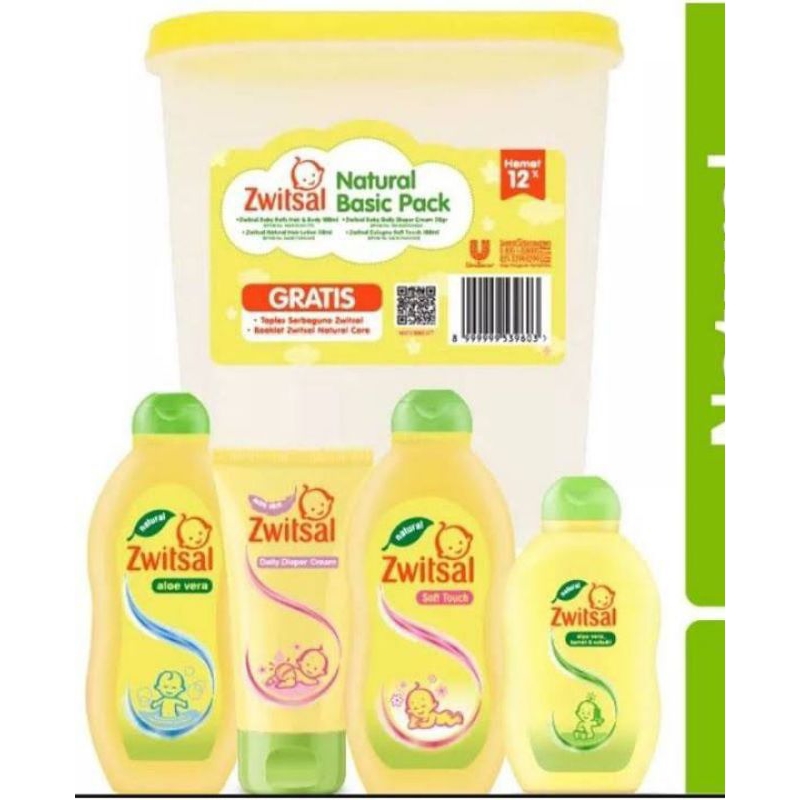 ZWITSAL BABY Paket Perlengkapan bayi | Hair lotion dan Sabun Mandi bayi