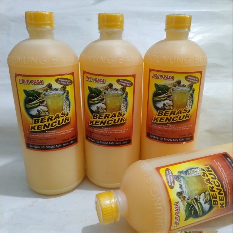 

SIRUP RASA/ BERAS KENCUR ( UNTUK CAMPURAN JAMU SEDUH)