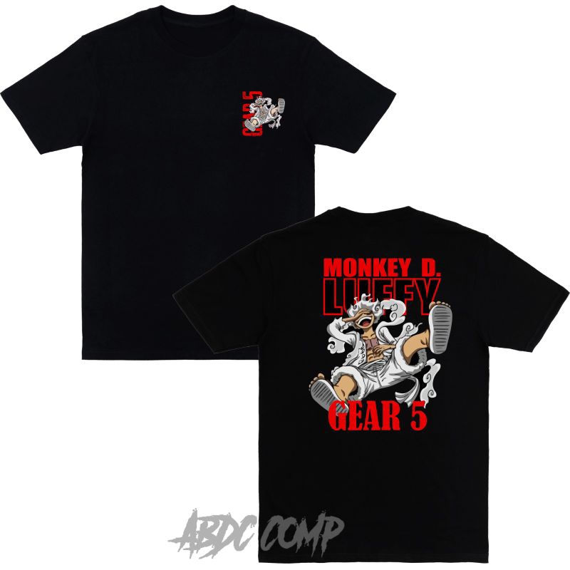kaos luffy GEAR 5 one piece / Tshirt kaos anime monkey D. luffy