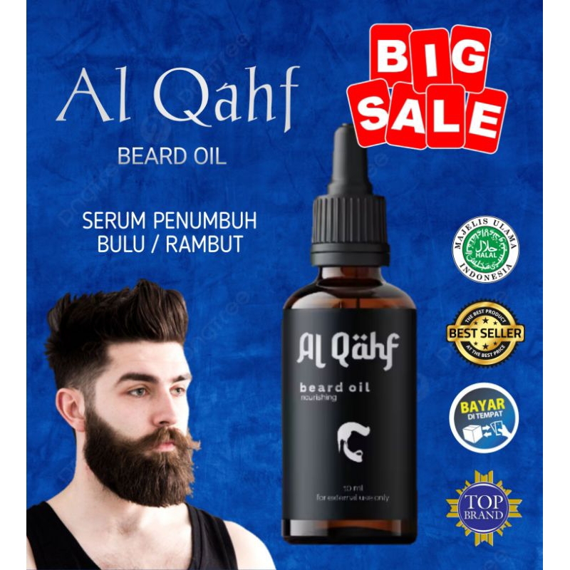 SPESIAL PROMO  AL - QAHF - Penumbuh jambang, brewok, kumis, minoxidil, rambut, bulu, botak, ampuh, B
