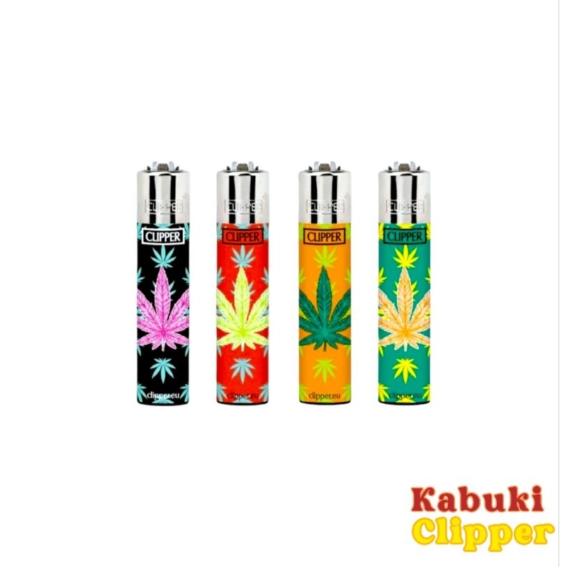 Korek Clipper Series Ekslusif Limited Edition 1 set Korek Api Clipper Reggae Leaves 25  Print Leaves