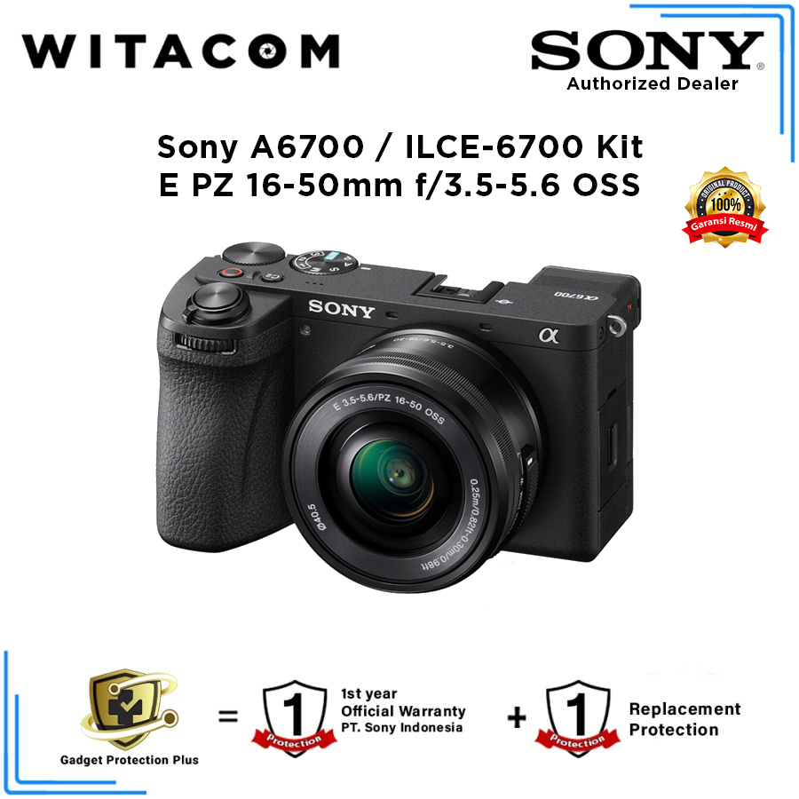 Sony Alpha A6700 A 6700 Sony A6700 Kit Mirrorless Camera Kit 16-50mm - Garansi Resmi