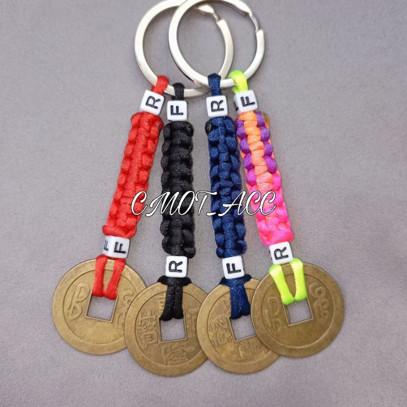 GANTUNGAN KUNCI COIN & INISIAL (2 huruf)