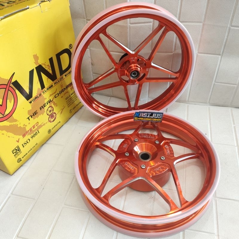 velg vnd v speed velg vnd bintang gen 2 oren Vario 125/150 old new bohlam generasi x1r
