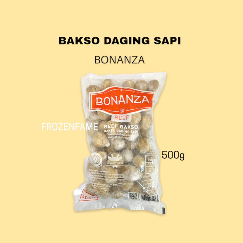 

BAKSO BONANZA 500g wajib ambil di stre