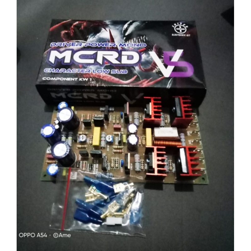 Kit Driver Power Amplifier MCRD V5 Sublow PCB Fiber By BME