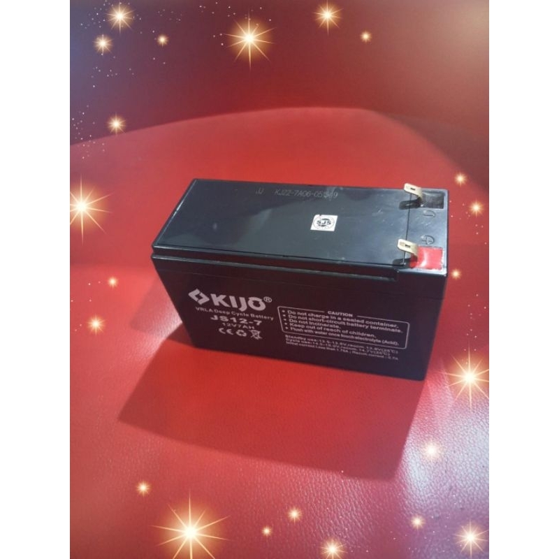 Aki Vrla Kijo 12v 7ah Battery Sprayer /aki ups