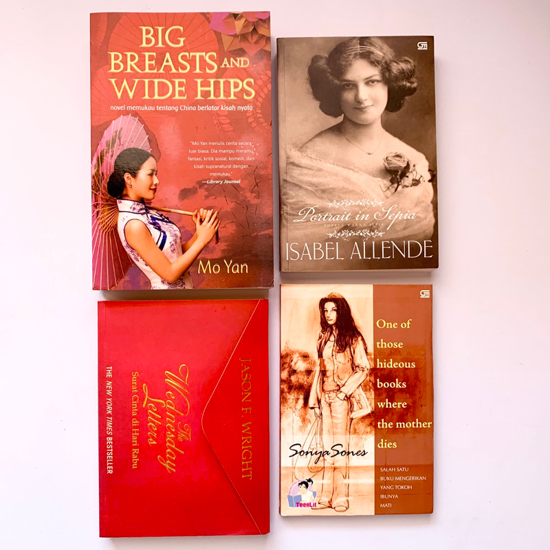 [ Preloved ] Novel Terjemahan Big Breasts and Wide Hips by Mo Yan - Portrait in Sepia by Isabel Alle