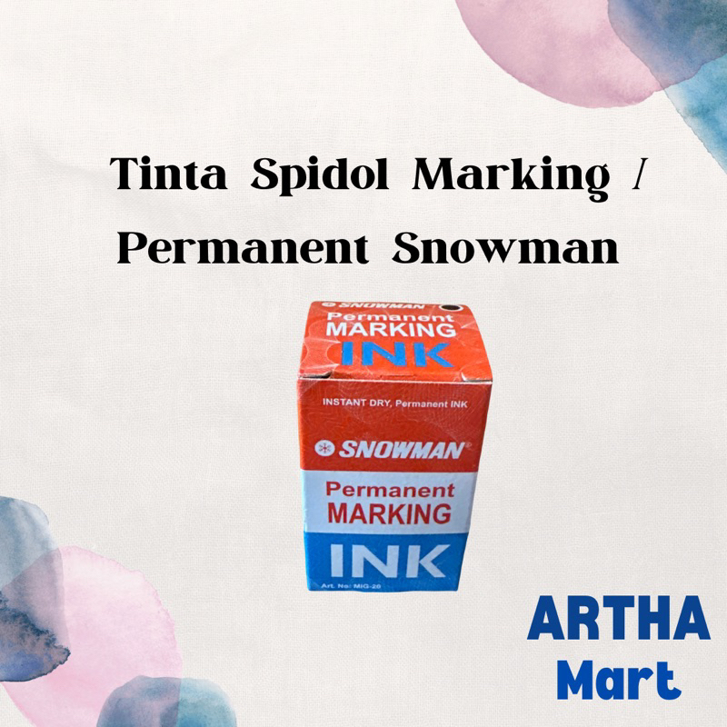 

SNOWMAN - Isi Refill Tinta Spidol Marking / Permanent G-12 - Pcs