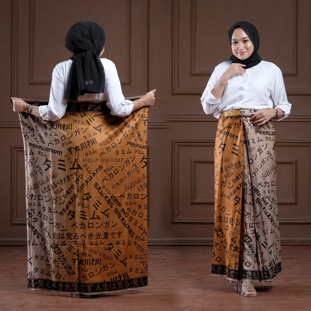SARUNG SANTRI PUTRI RAYON PREMIUM - SARUNG SANTUNG ADEM - SARUNG GOYOR WANITA MOTIF TERBARU