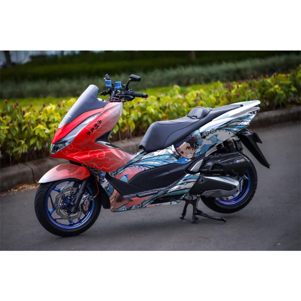 sticker full body pcx 160 decal variasi motor honda pcx 160