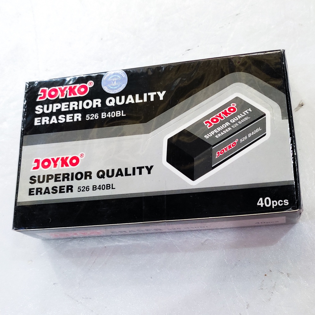

PENGHAPUS, STIP B-40BL HITAM JOYKO (40PCS)