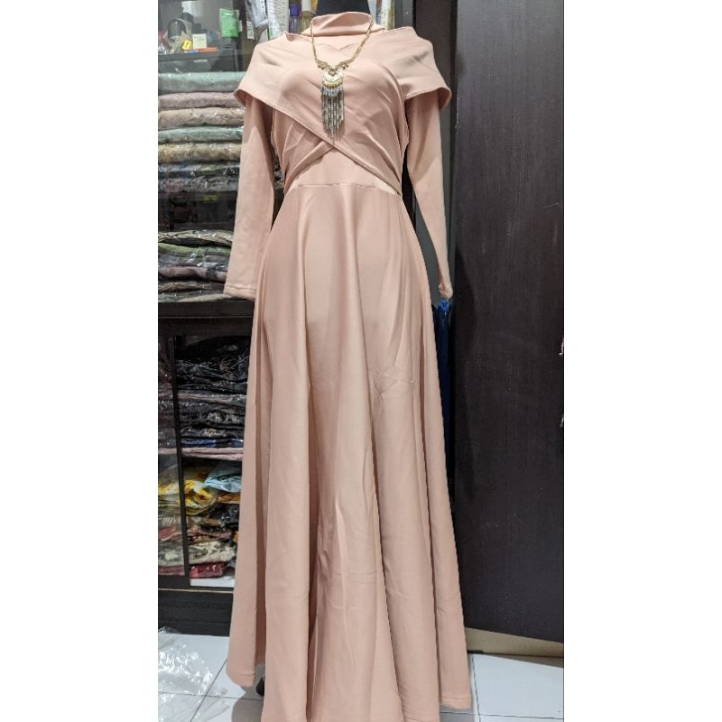 Dress Mewah Scuba Brand RIZKA HARISTI New