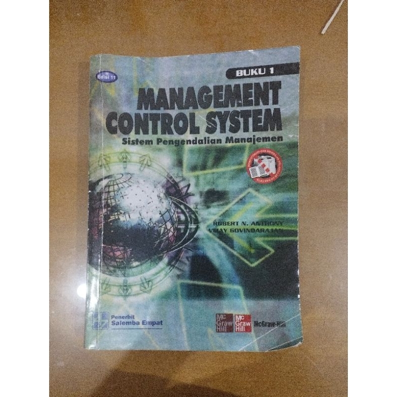 Management Control System Sistem Pengendalian Manajemen Buku 1 Robert N. Anthony