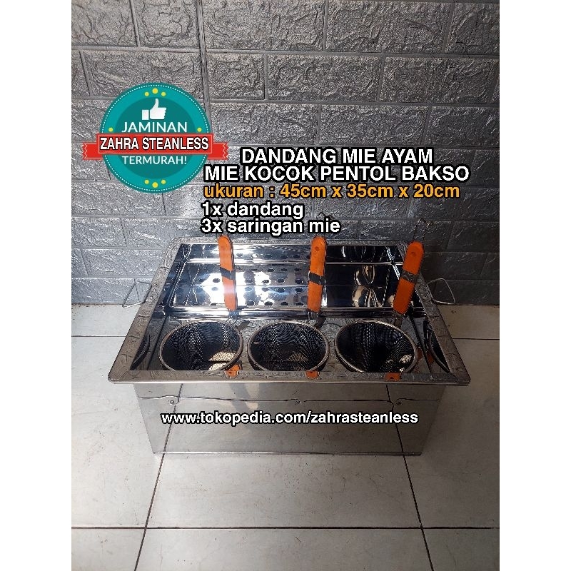 DANDANG MIE AYAM SET - PANCI MIE AYAM - TONG MIE AYAM