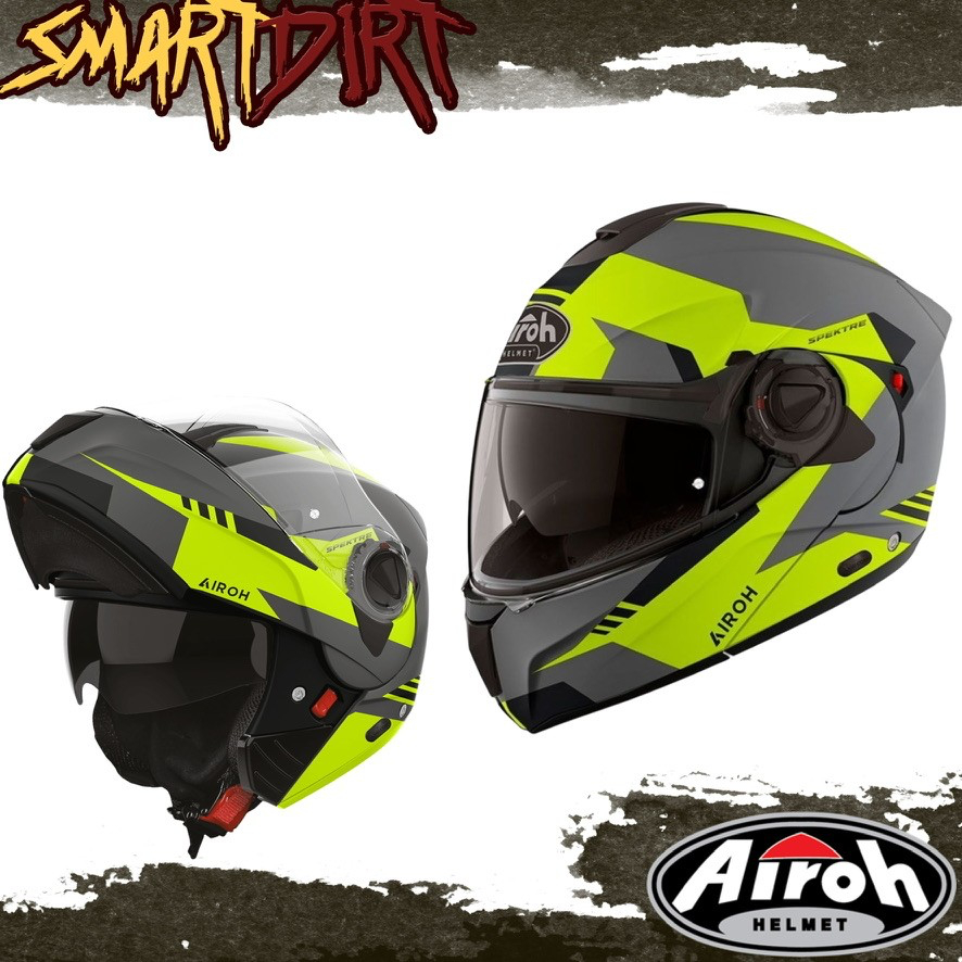 Airoh Specktre Clever Yellow Matt helm airoh modular helm full face