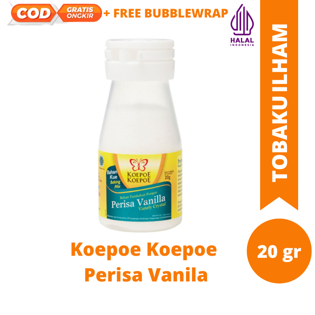 

KOEPOE KOEPOE Perisa Vanilla Crystal Vanila Bubuk 20gr