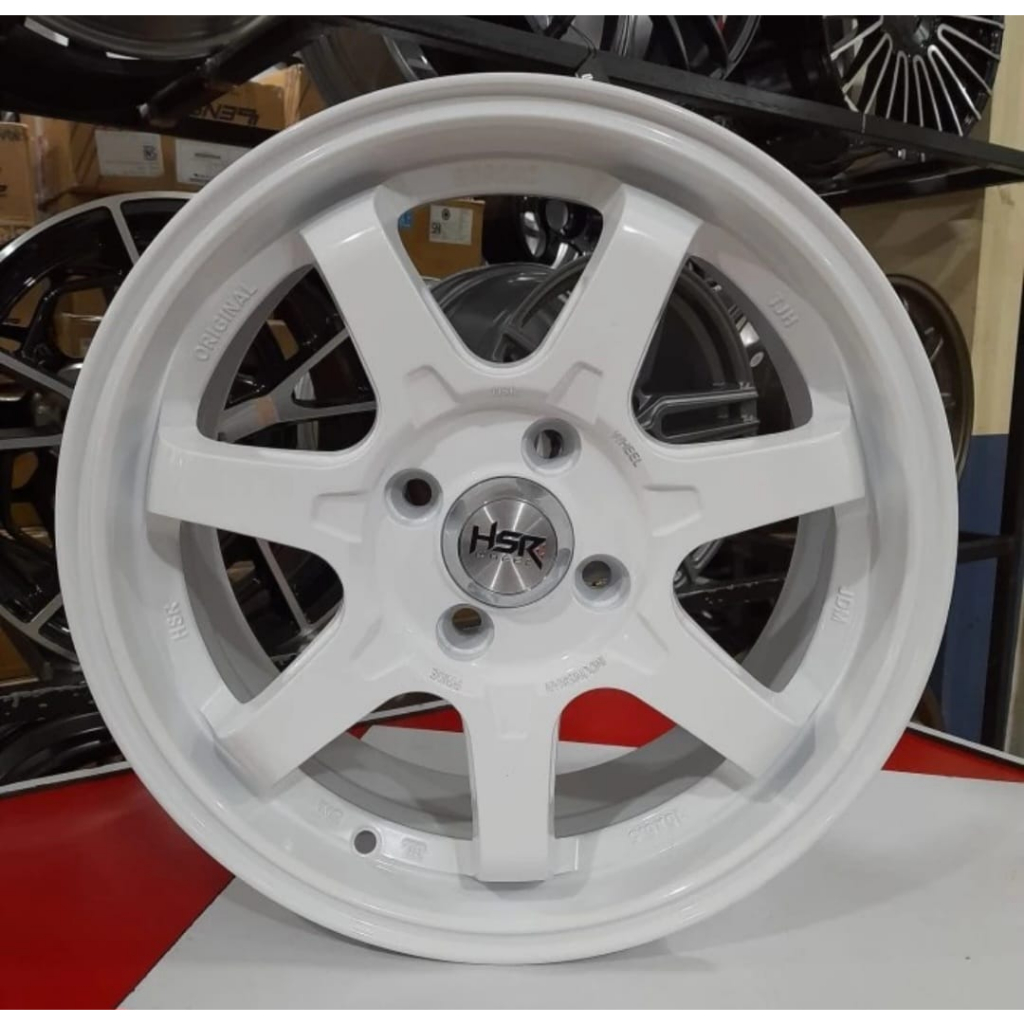 Pelak HSR Ring 15 Model TE37 Ring 15 Brio Sigra Vios Freed Grratis Spooring