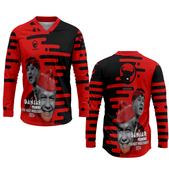 kaos baju jersey PDIP art 11 Fullprint 3D terbaru 2024