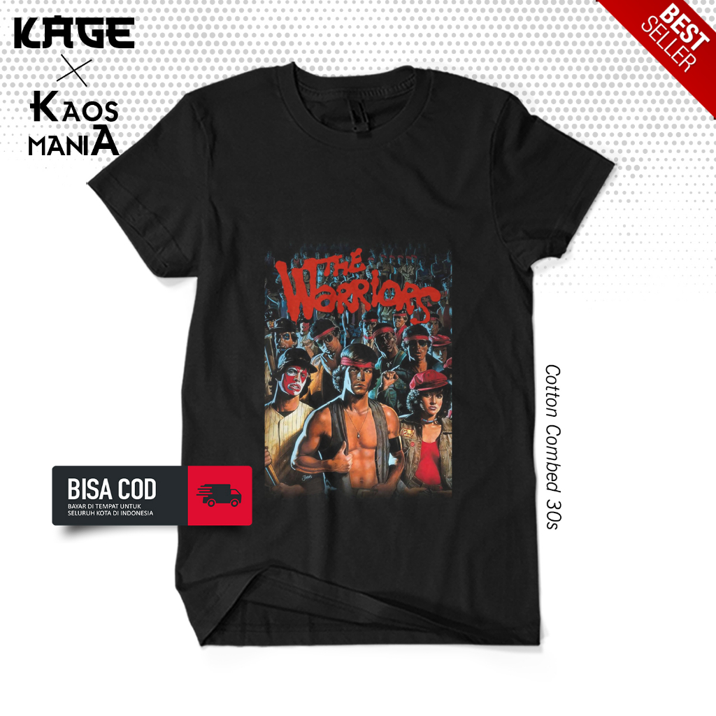 Kaos Atasan THE WARRIORS FILM - Kaos Film Jadul Keren BERGAYA STORE